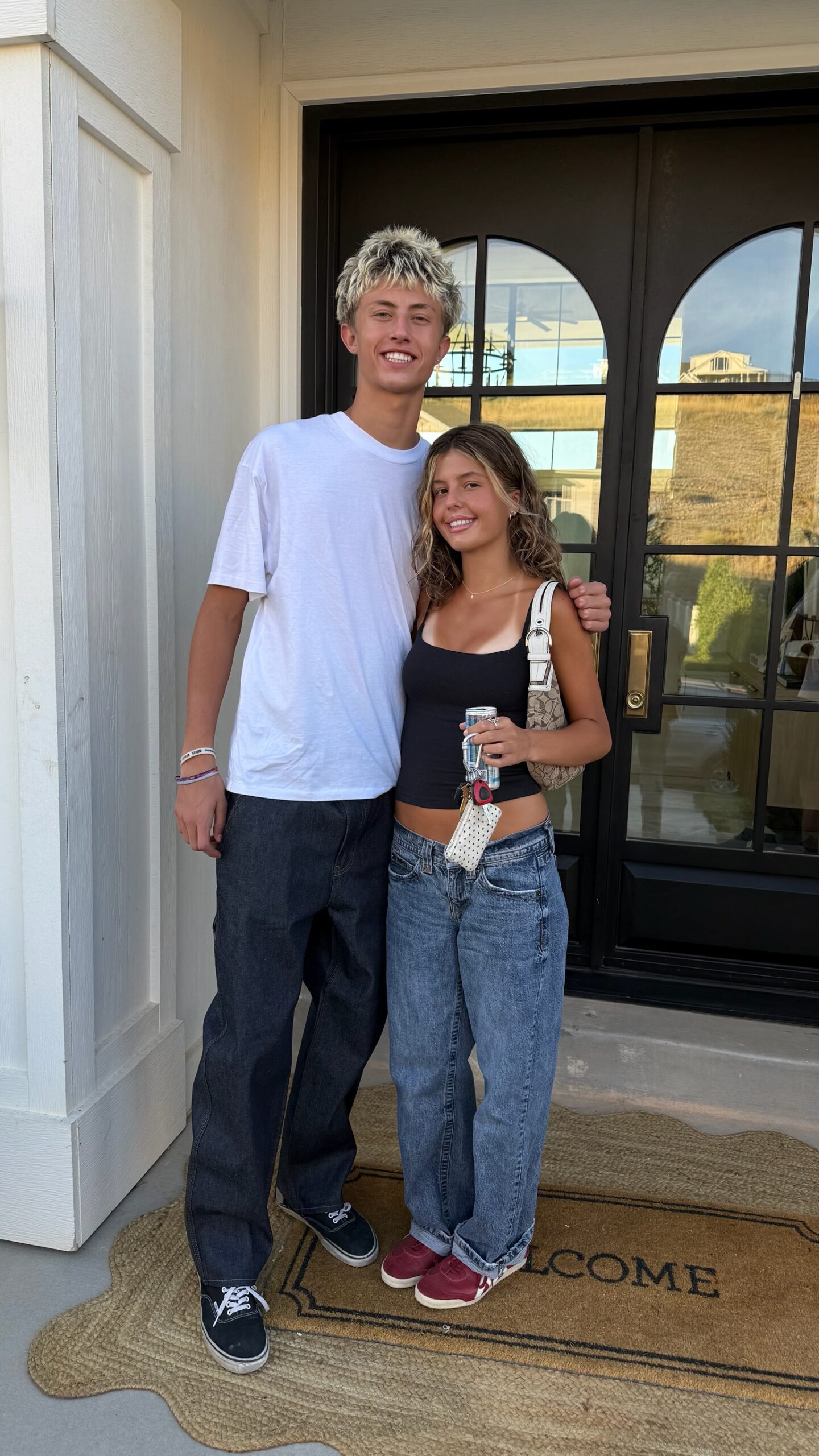 teen boy and teen girl back to school outfits