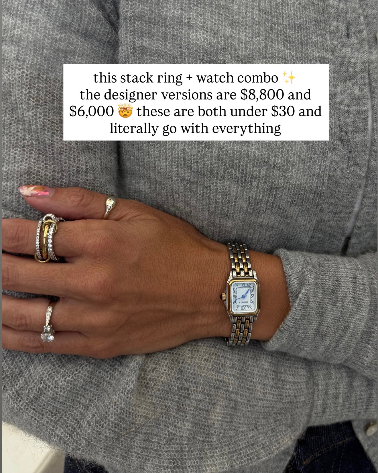 christine andrew's watch from amazon